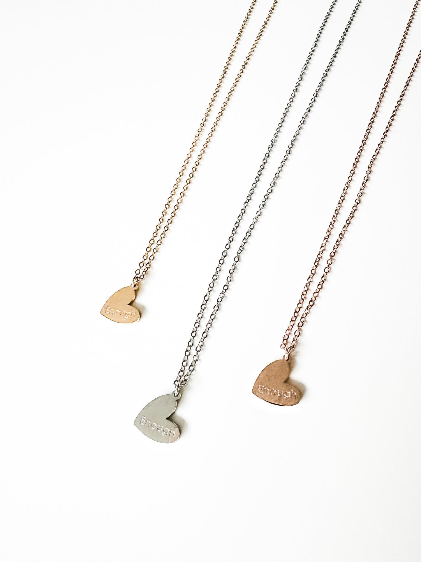 Enough Heart Necklace