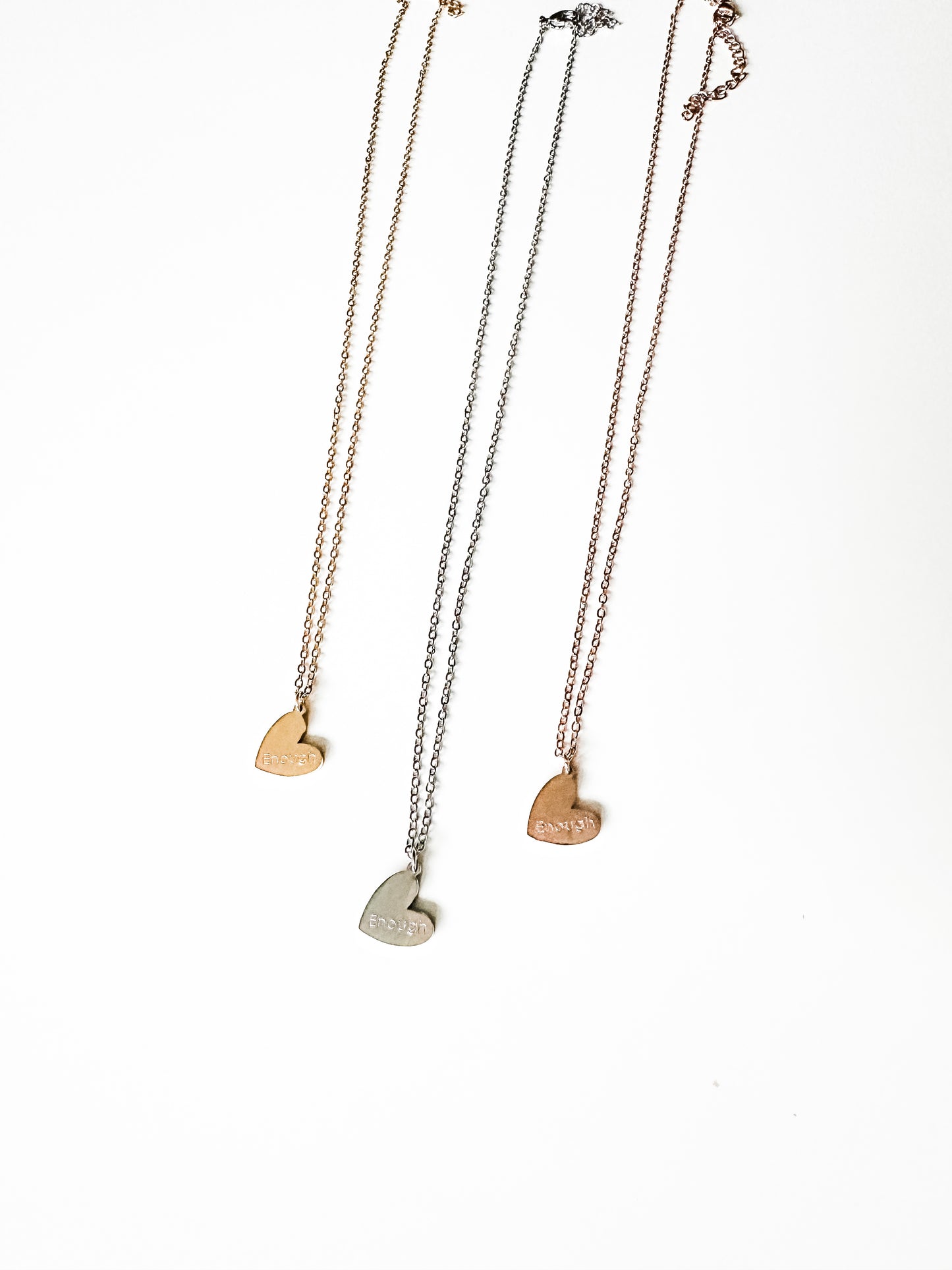 Enough Heart Necklace